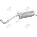 Kipufogódob, hátsó, Skoda Fabia, VW Polo, Seat Ibiza, 1.0-1.4, 1999-2009.11