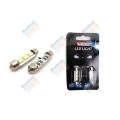 Izzó, szofita, 39mm, 12V, 3W, 3 SMD, fehér, bliszteres (HM222439)