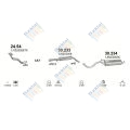 Kipufogódob, hátsó, Audi A3 Hb, Seat Leon, VW Golf IV, Beetle, 1.6-1.9, 1996-2010.12