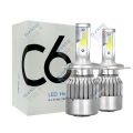 Cree C6 LED izzó, H4, 36W, 8-48V