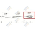 Kipufogódob, hátsó, Opel Astra G Coupe, Cabrio, Sedan, 1.4-1.6, 1998-2004.09