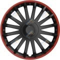 Dísztárcsa 14 Crystal Red Outer Black (KC)