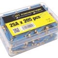 Biztosíték, hengeres, 25A (200db)