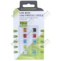 Biztosíték, micro (10 db) (süllyesztett mini)