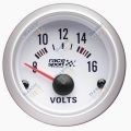 Feszültségmérő óra, 12V, Ø52mm (kifutó cikk)
