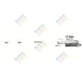 Kipufogódob, hátsó, Opel Meriva A, 1.7, 2003-2010.05