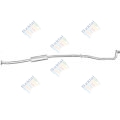 Kipufogódob, közép, Peugeot 206, kombi, 1.1-1.6, 2001-2007