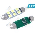 Izzó, Szofita, VISION, 12V,SV8.5 41mm 6x5050 SMD LED, fehér