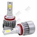 Cree C6 LED izzó, H11, 36W, 8-48V