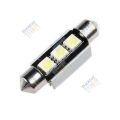 Izzó, szofita, 39mm, 12V, 3W, 3 SMD fehér Canbus