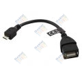 USB 2.0 MICRO kábel A-B 10cm 2.0 OTG A-B M/F